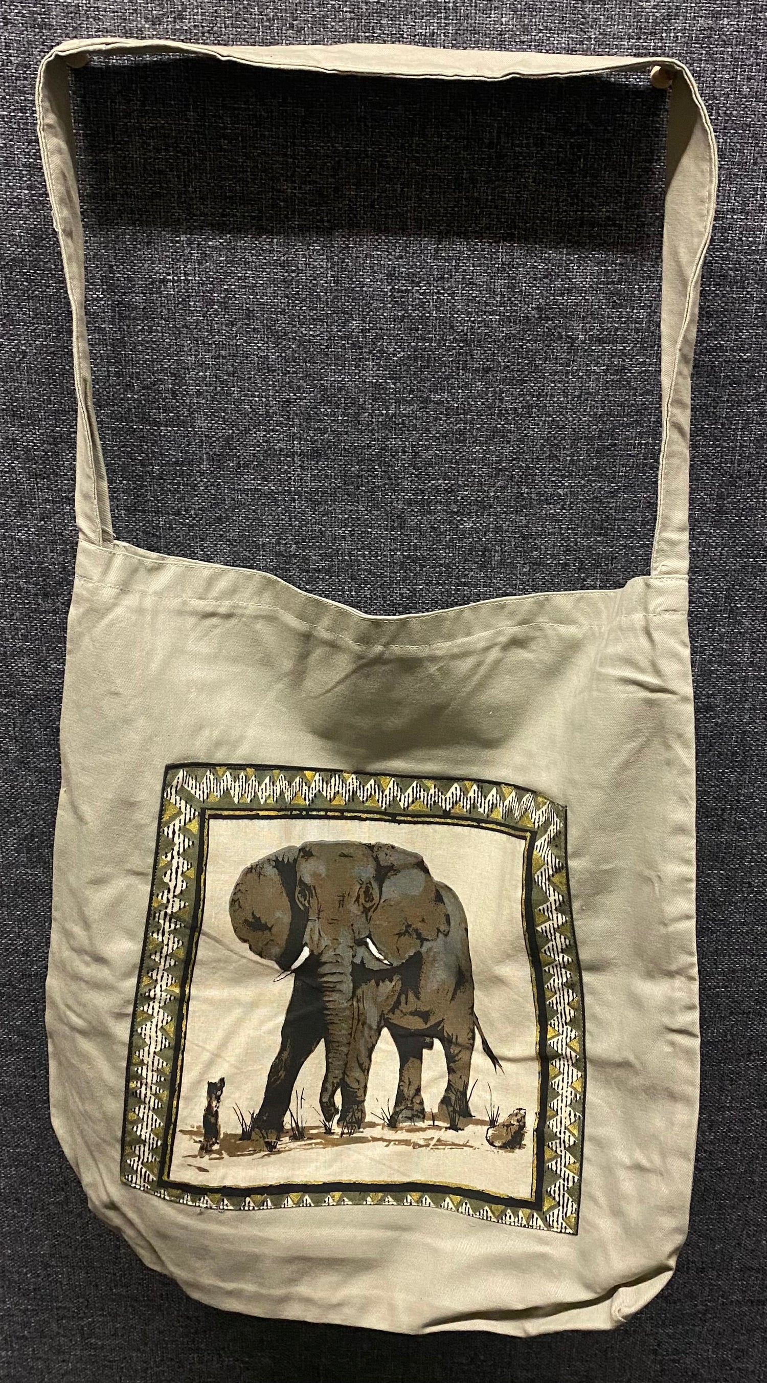 Two Prints Cloth Tote-bag