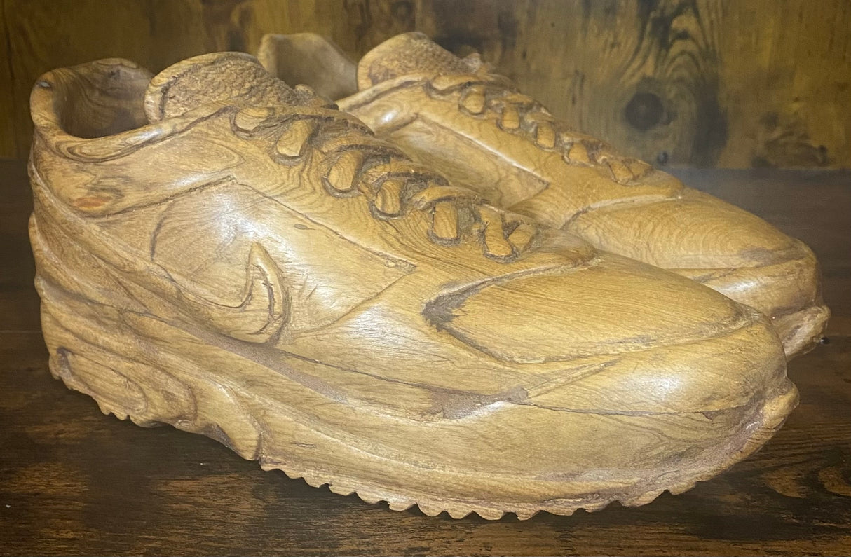 Air Max 90 4.1 Carved Mahogany Display Piece