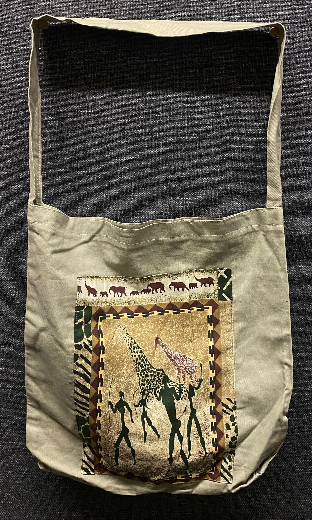 Two Prints Cloth Tote-bag