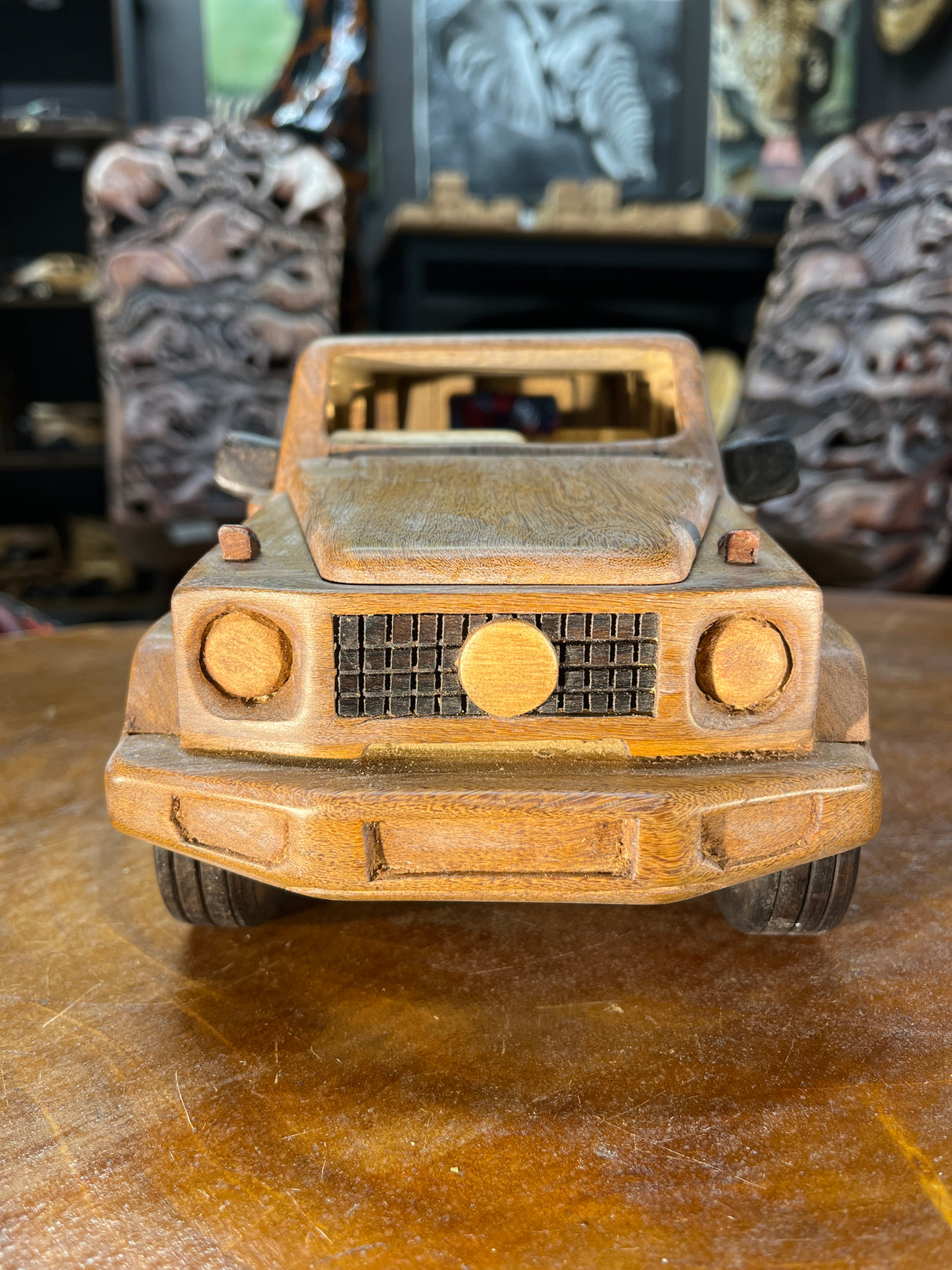 Mercedes G Wagon AMG Style V1.2 Hand Carved Mahogany