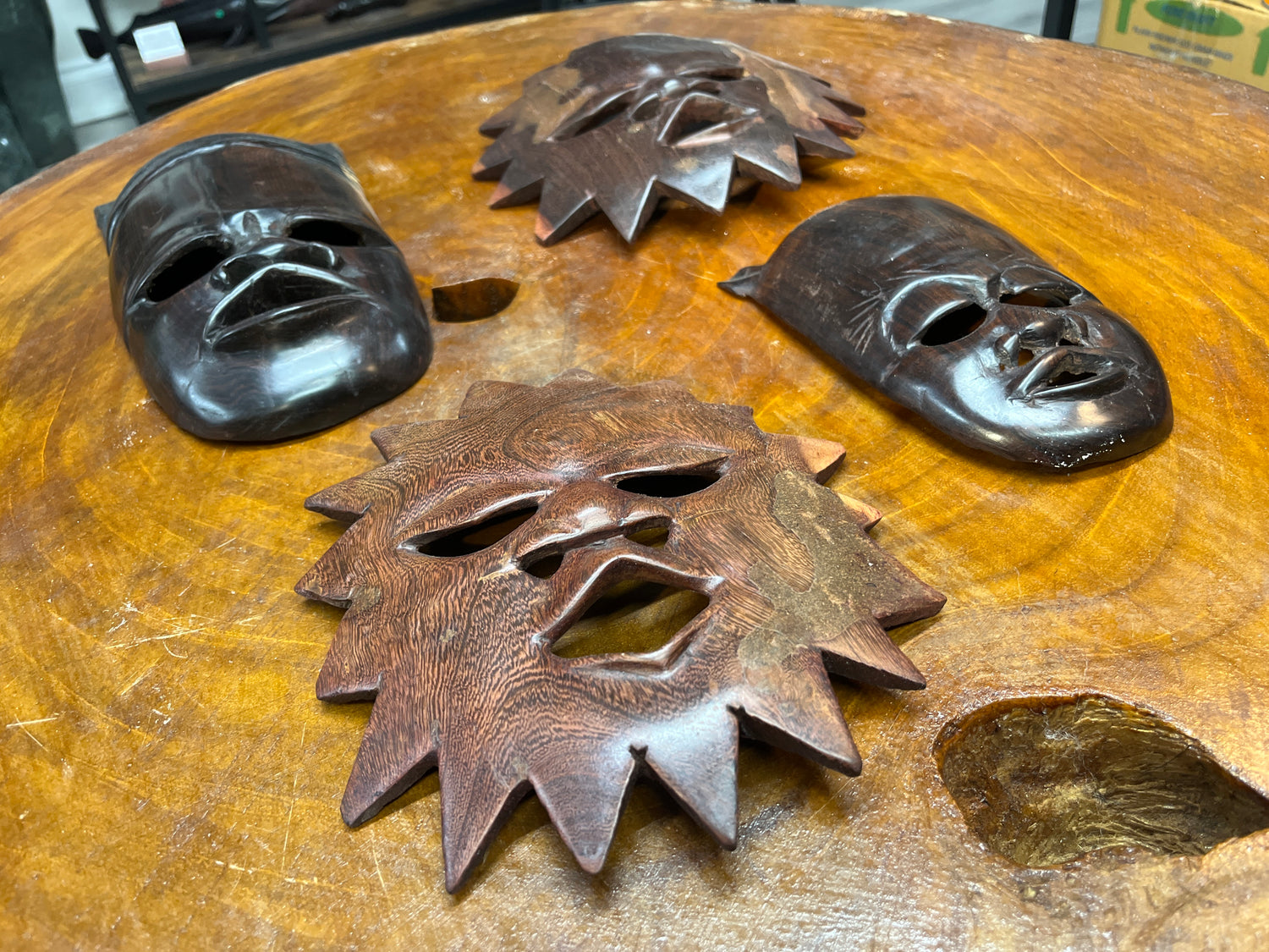 Traditional African Hand Carved Decorative Mask