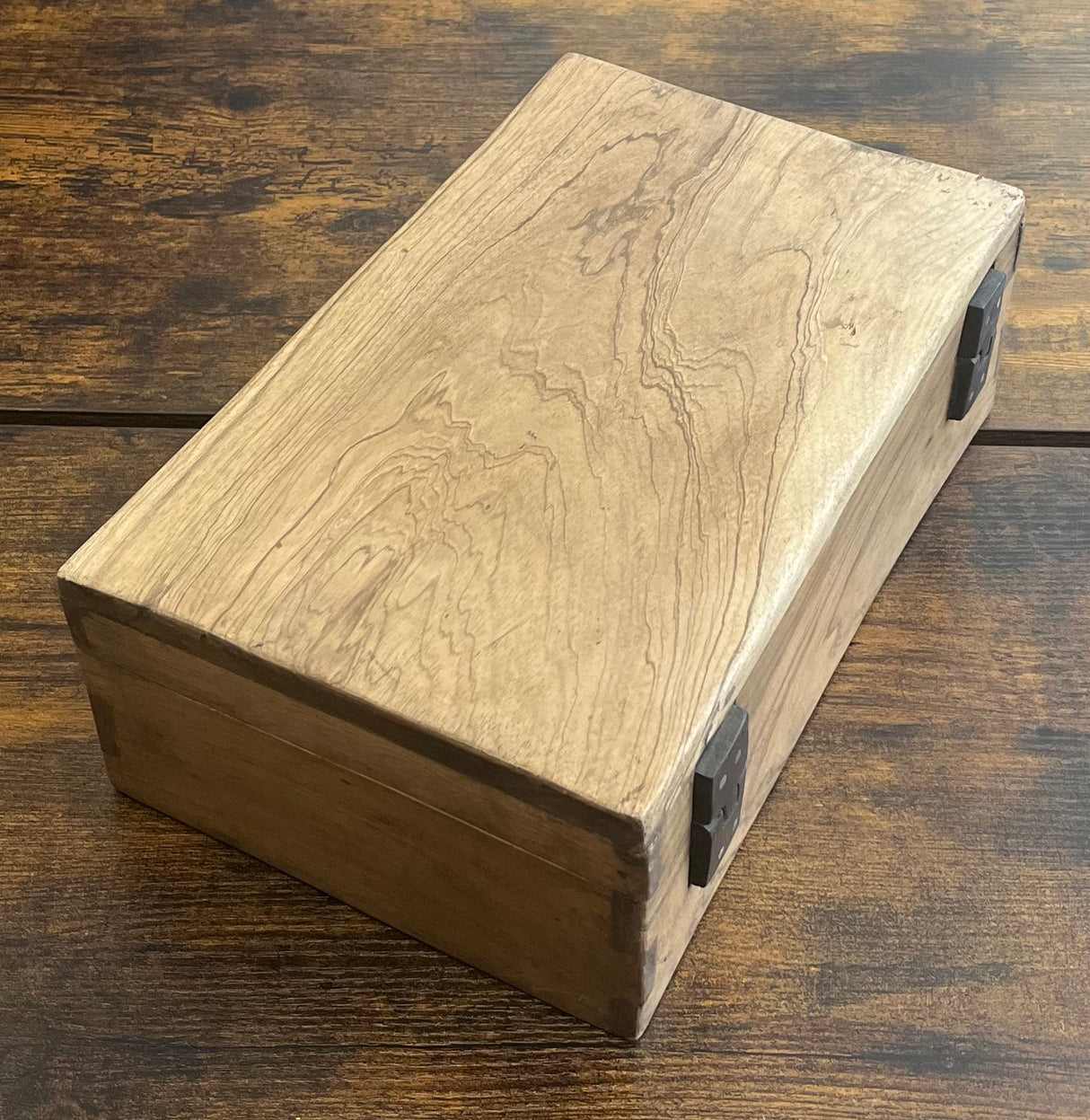 Mahogany and Ebony Storage Box