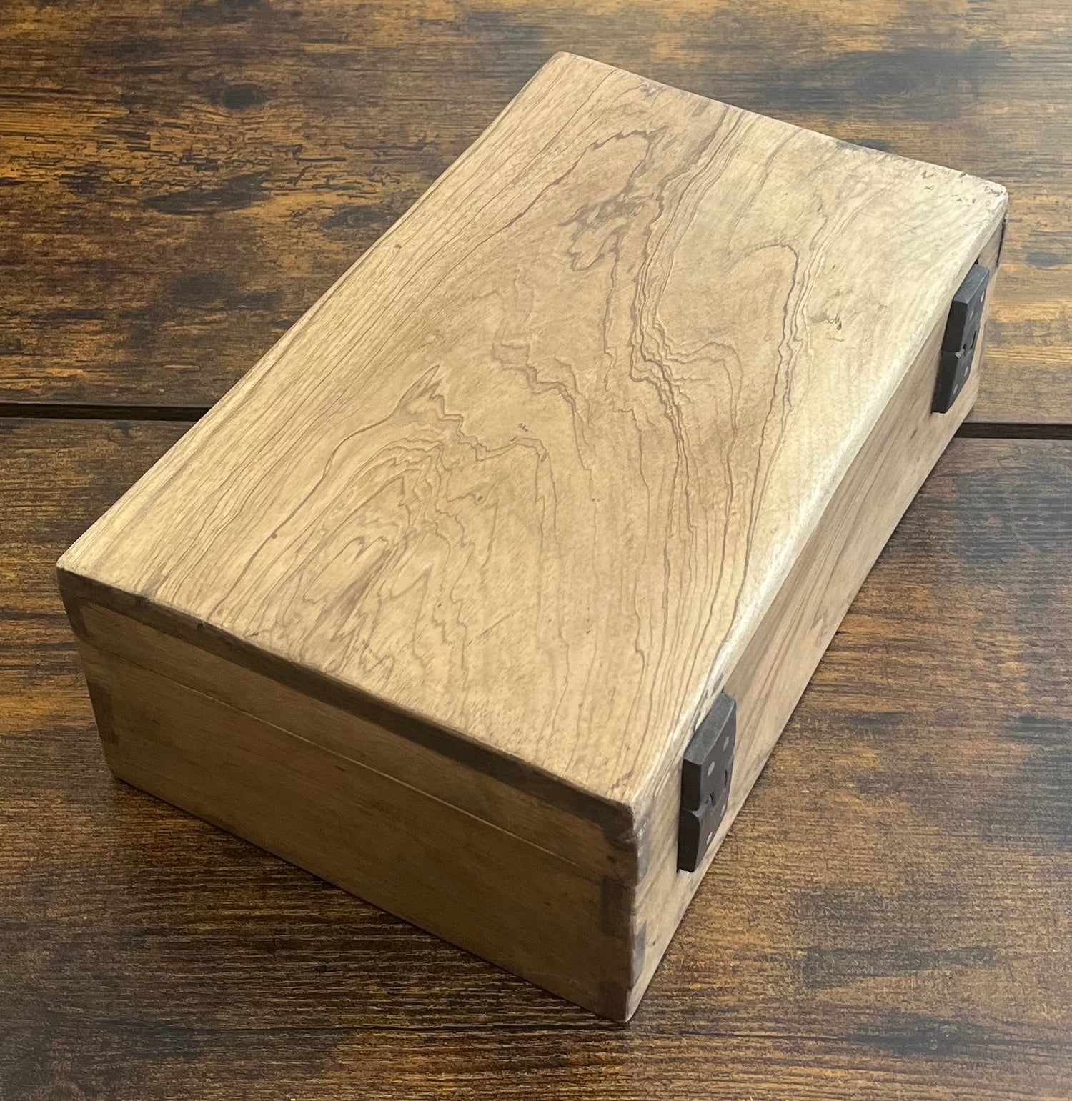Mahogany and Ebony Storage Box