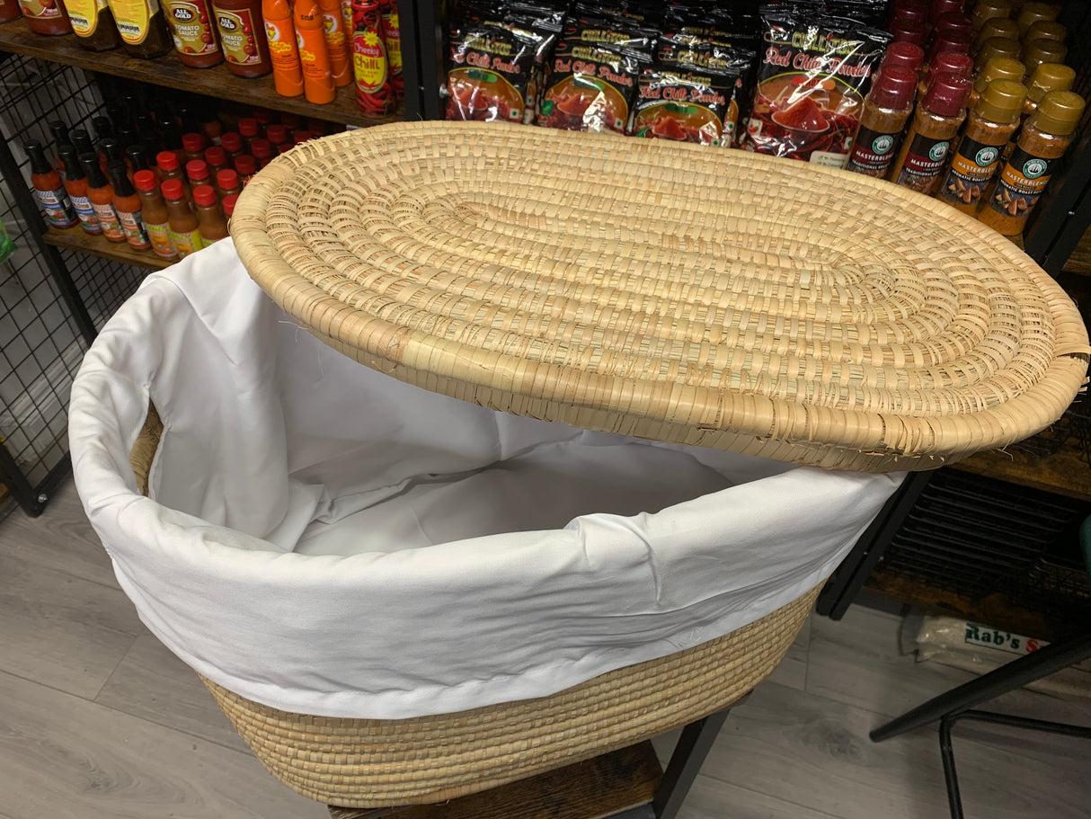 Effie V - Handmade Wicker Laundry Medium with Case