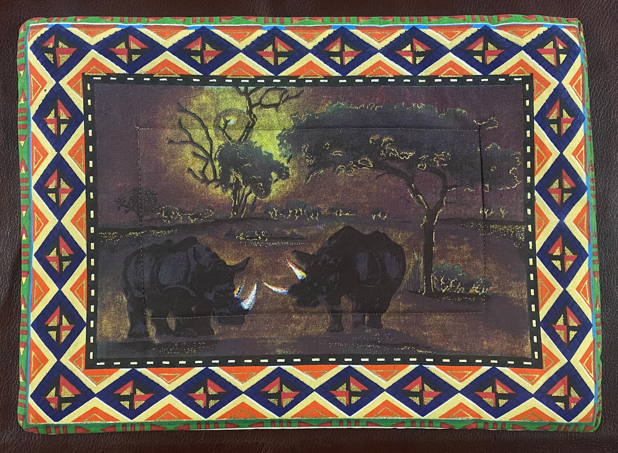 Sunset Painted Placemats with Serviettes
