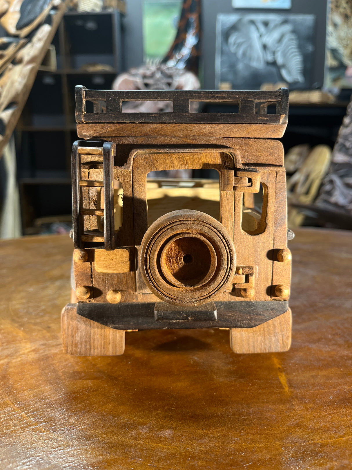 Classic Landrover Defender V3.1 Hand Carved Mahogany with Ebony