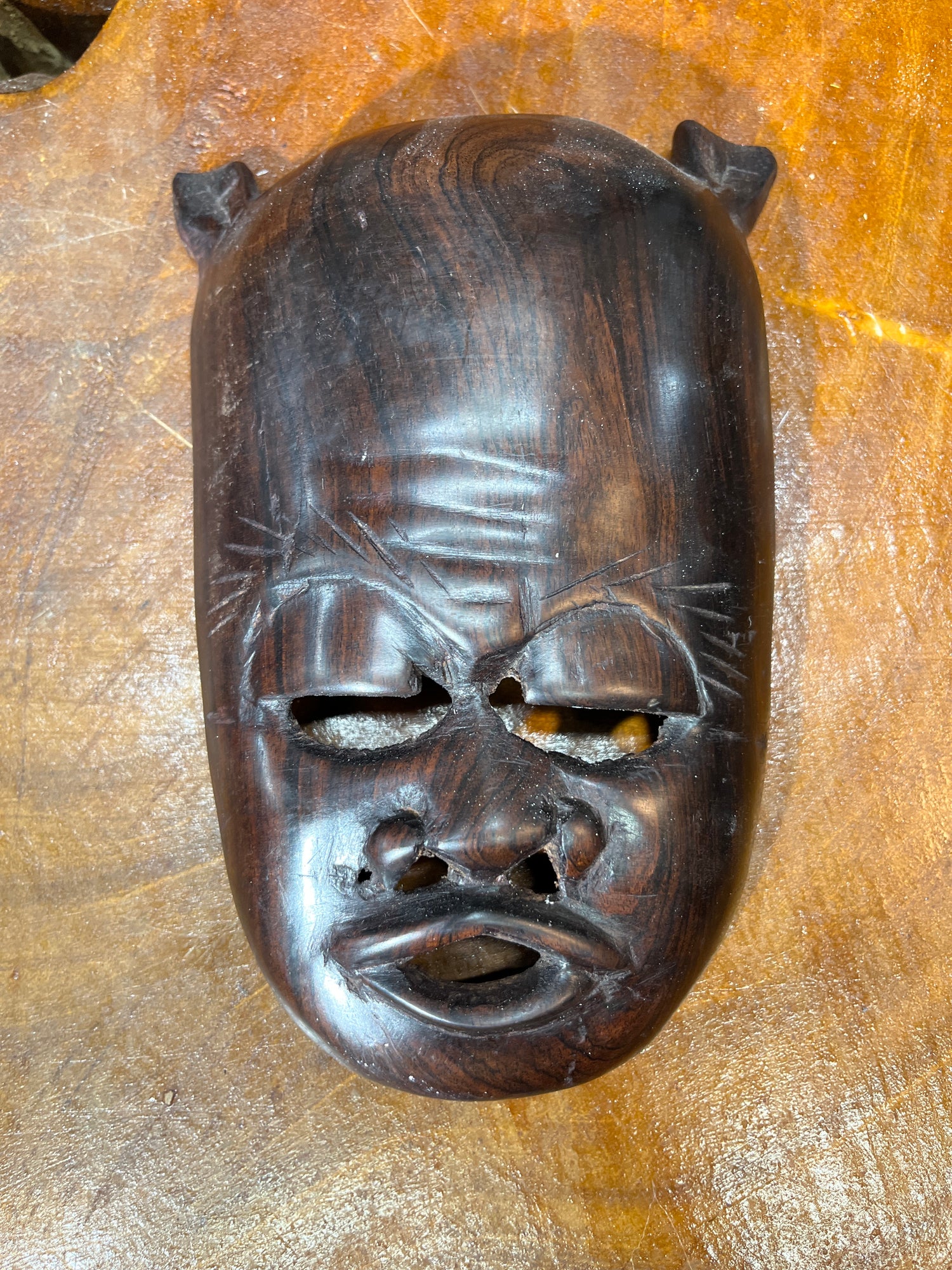 Traditional African Hand Carved Decorative Mask
