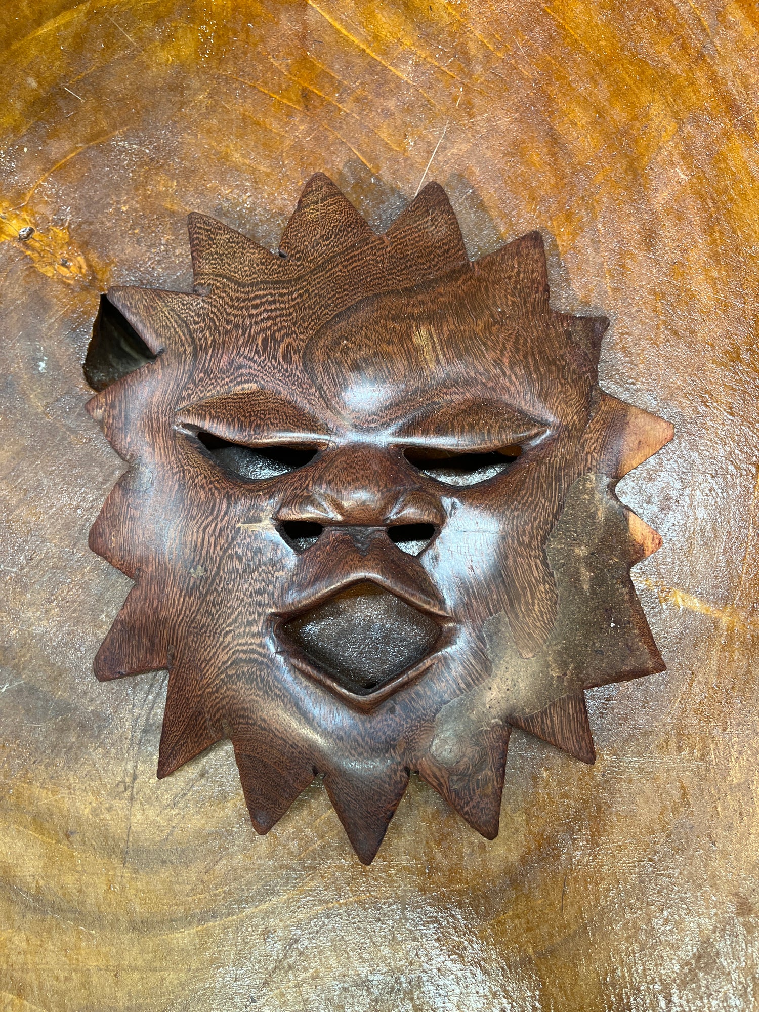 Traditional African Hand Carved Decorative Mask