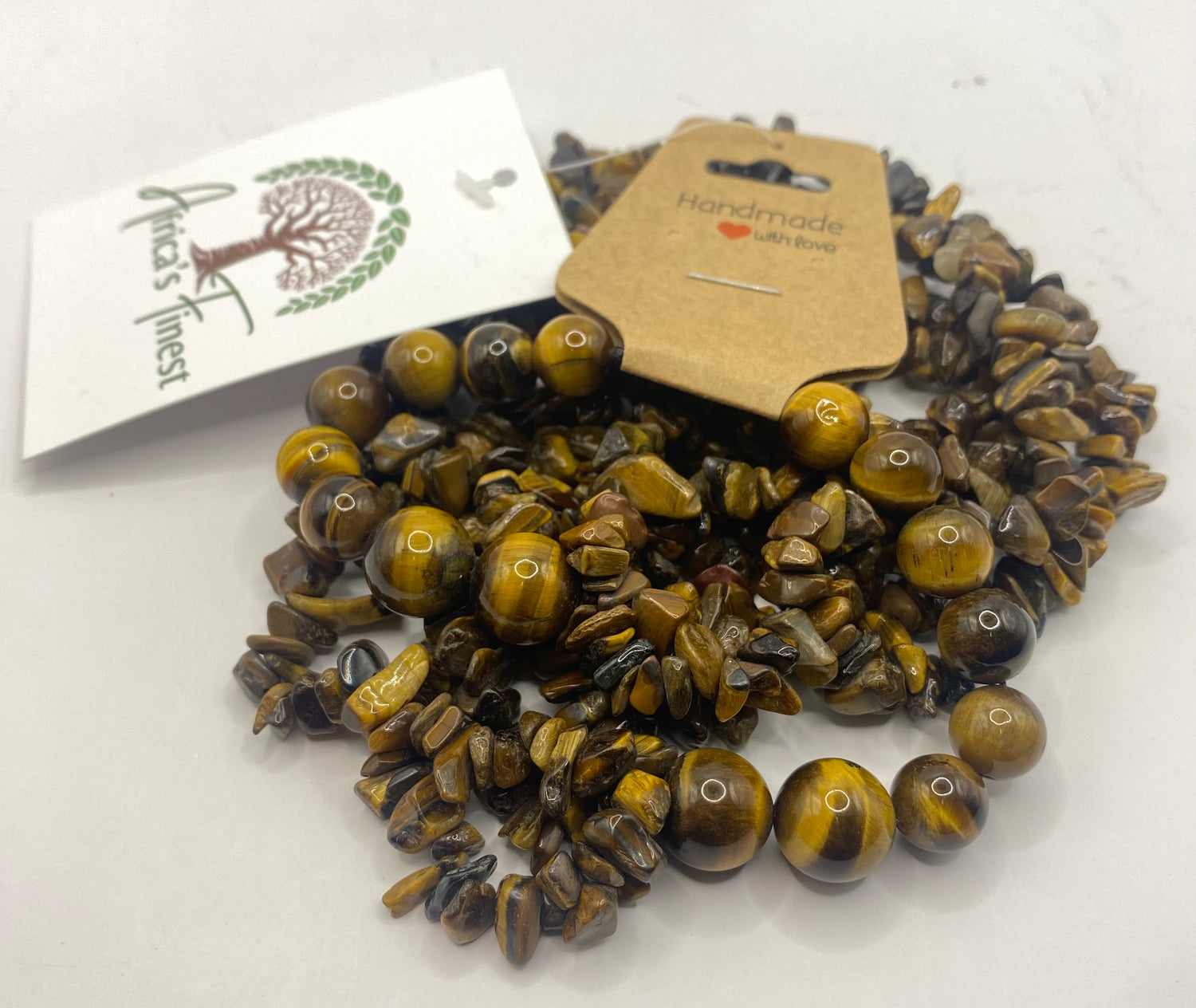Tiger’s Eye Multiple Strand Necklace