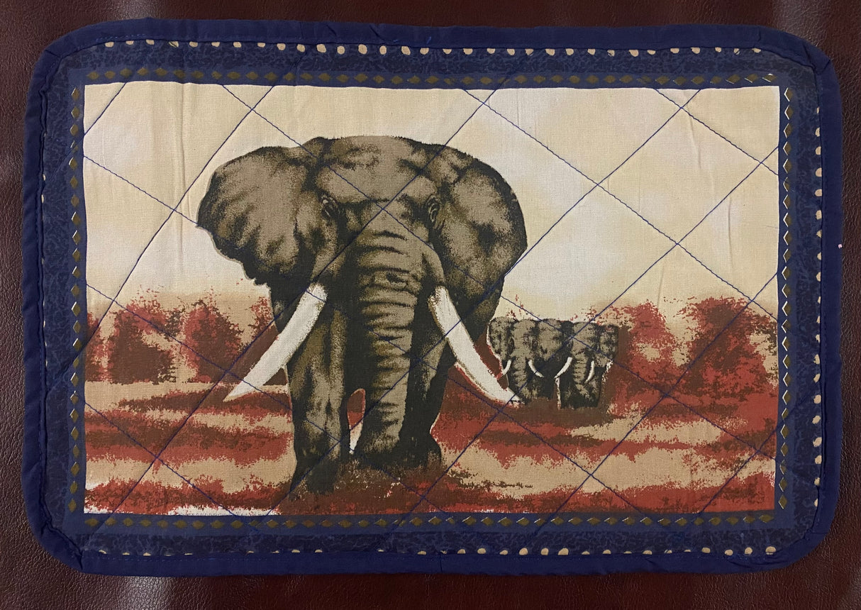 Animal Painted Placemats with Serviettes