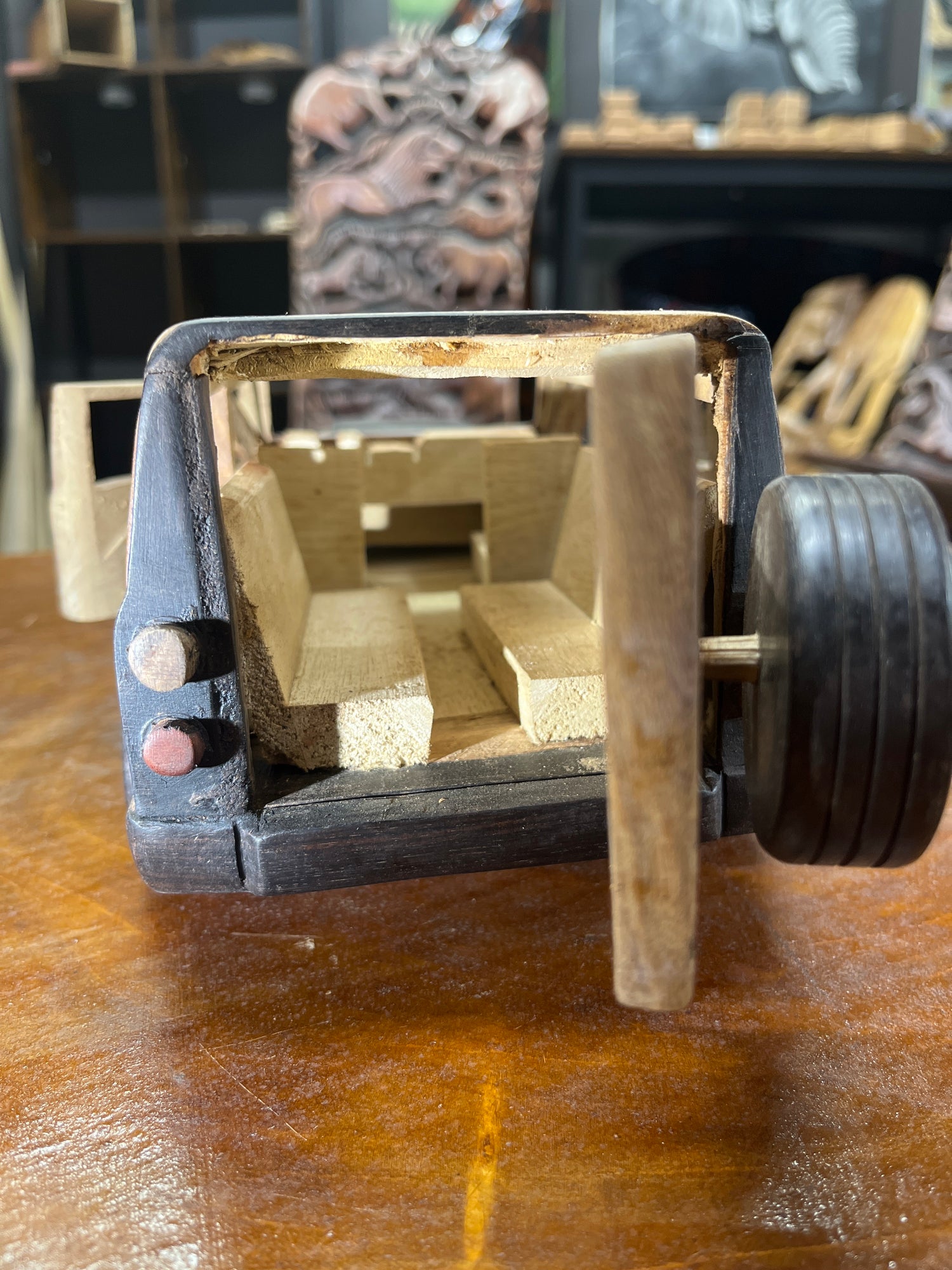Landrover Defender V2.1 Hand Carved Mahogany with Ebony