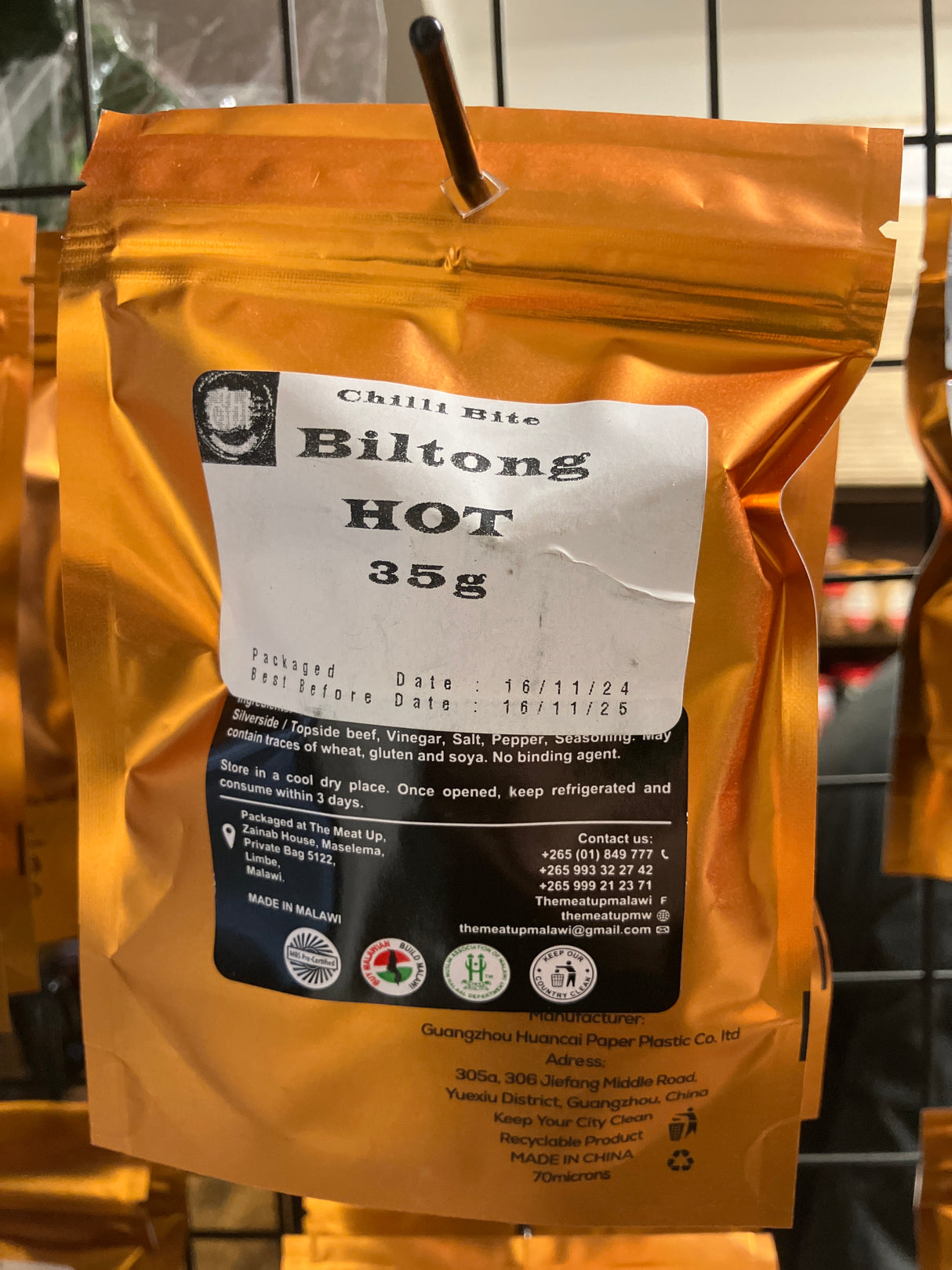 SBI Billy the Kid Biltong (Dry) Halal 35g