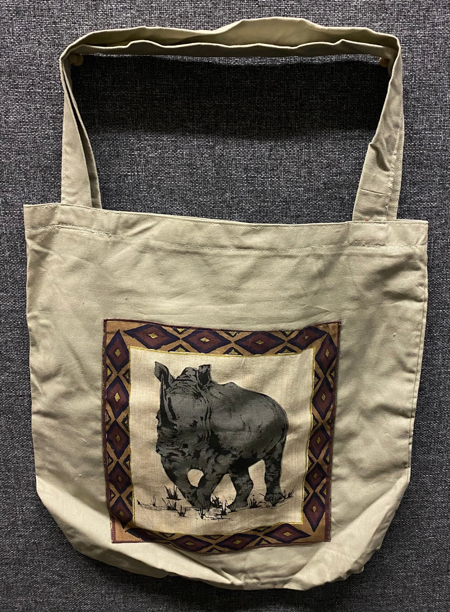 Two Prints Cloth Tote-bag
