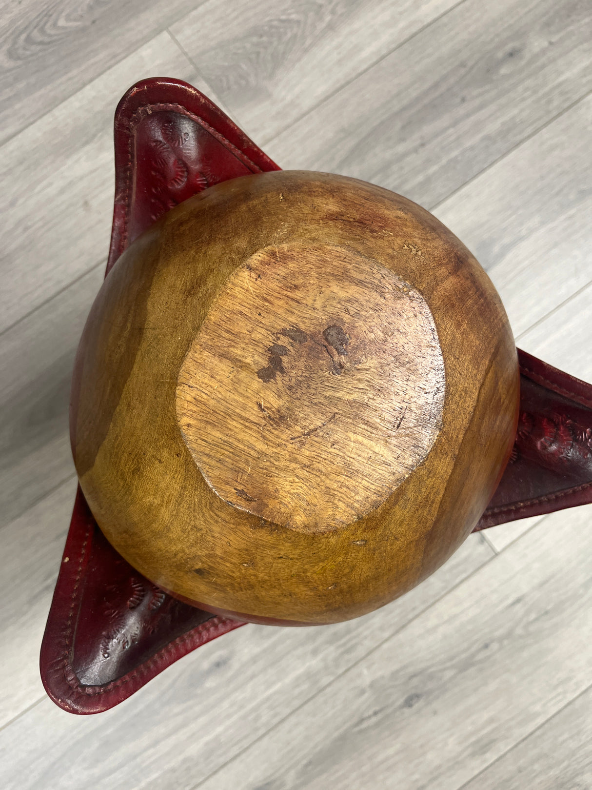 Hand carved Large Wooden Bowl Elephant Design