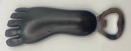 Ebony Foot Handle Bottle Opener