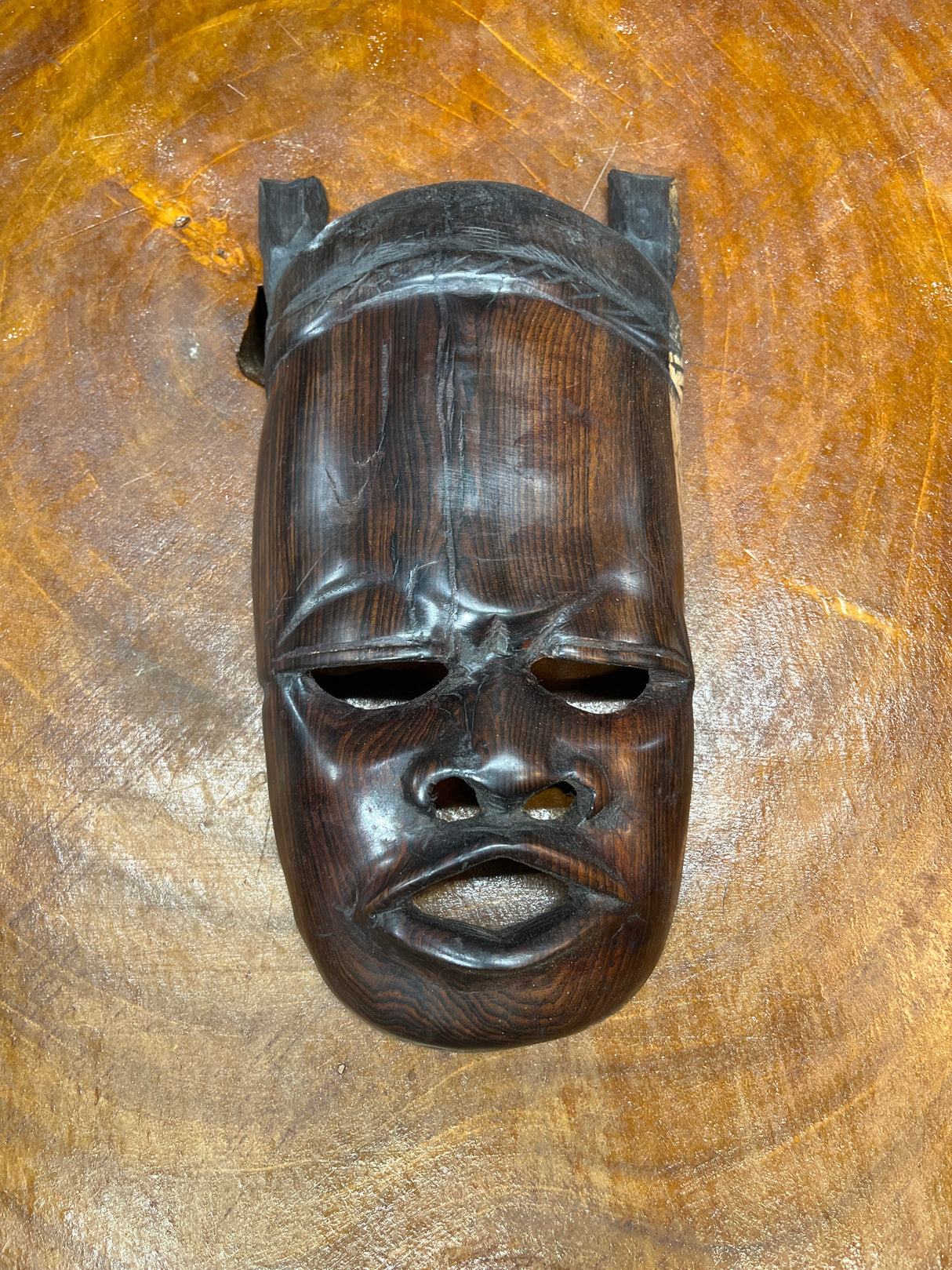 Traditional African Hand Carved Decorative Mask