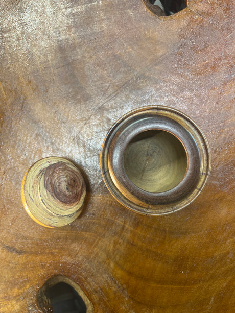 Small Handmade wooden Storage Pot