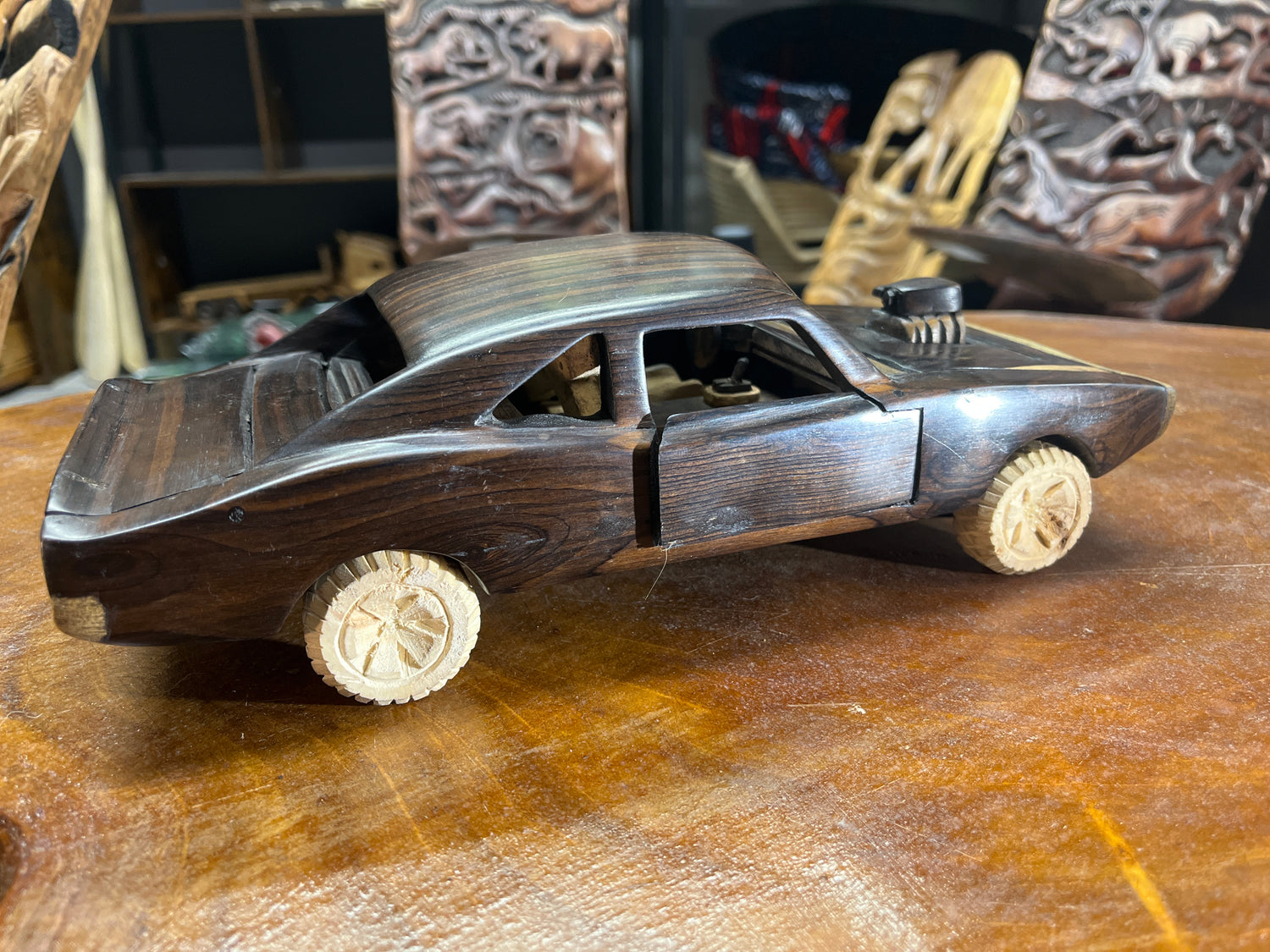 Dodge Charger 1970 Fast and Furious V1.1 Hand Carved Ebony