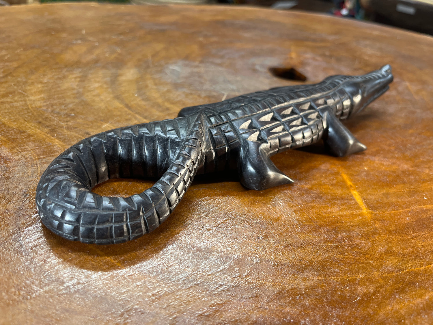 Handmade Ebony Crocodile Malawi