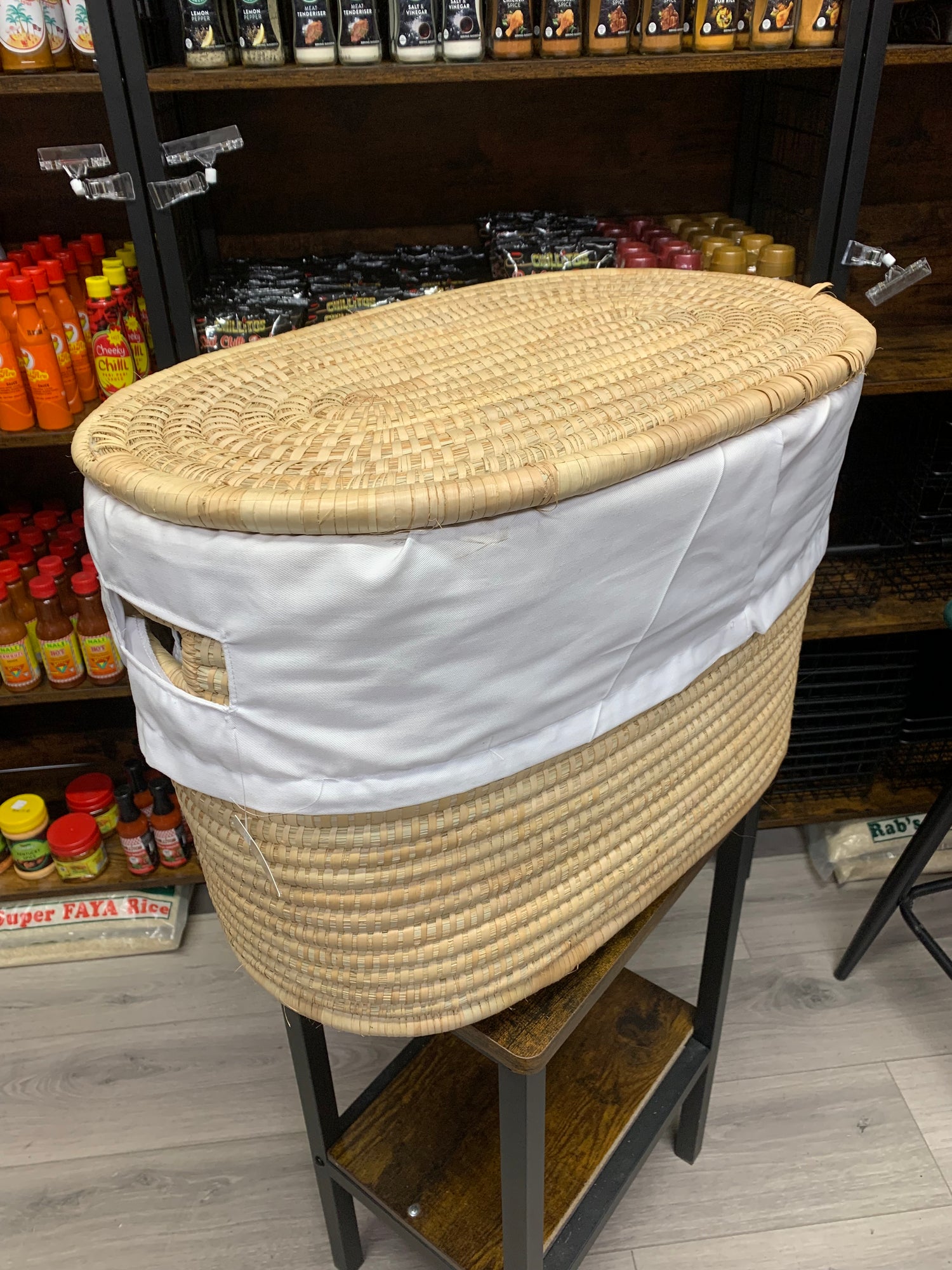 Effie V - Handmade Wicker Laundry Medium with Case