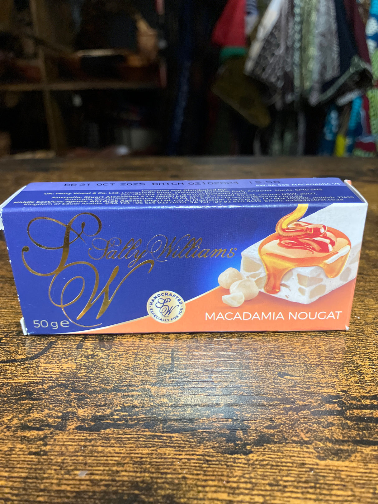 Sally Williams Nougat 50g Bar
