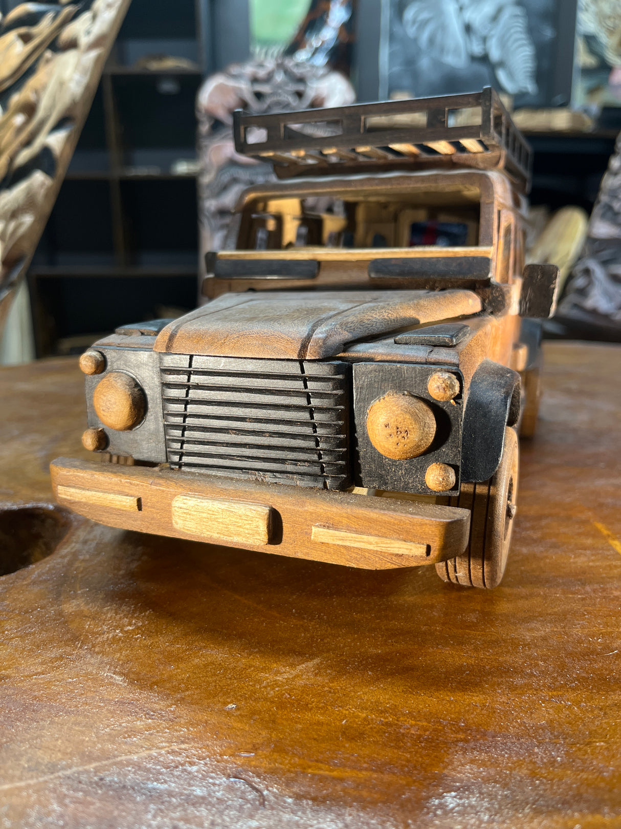 Classic Landrover Defender V3.1 Hand Carved Mahogany with Ebony