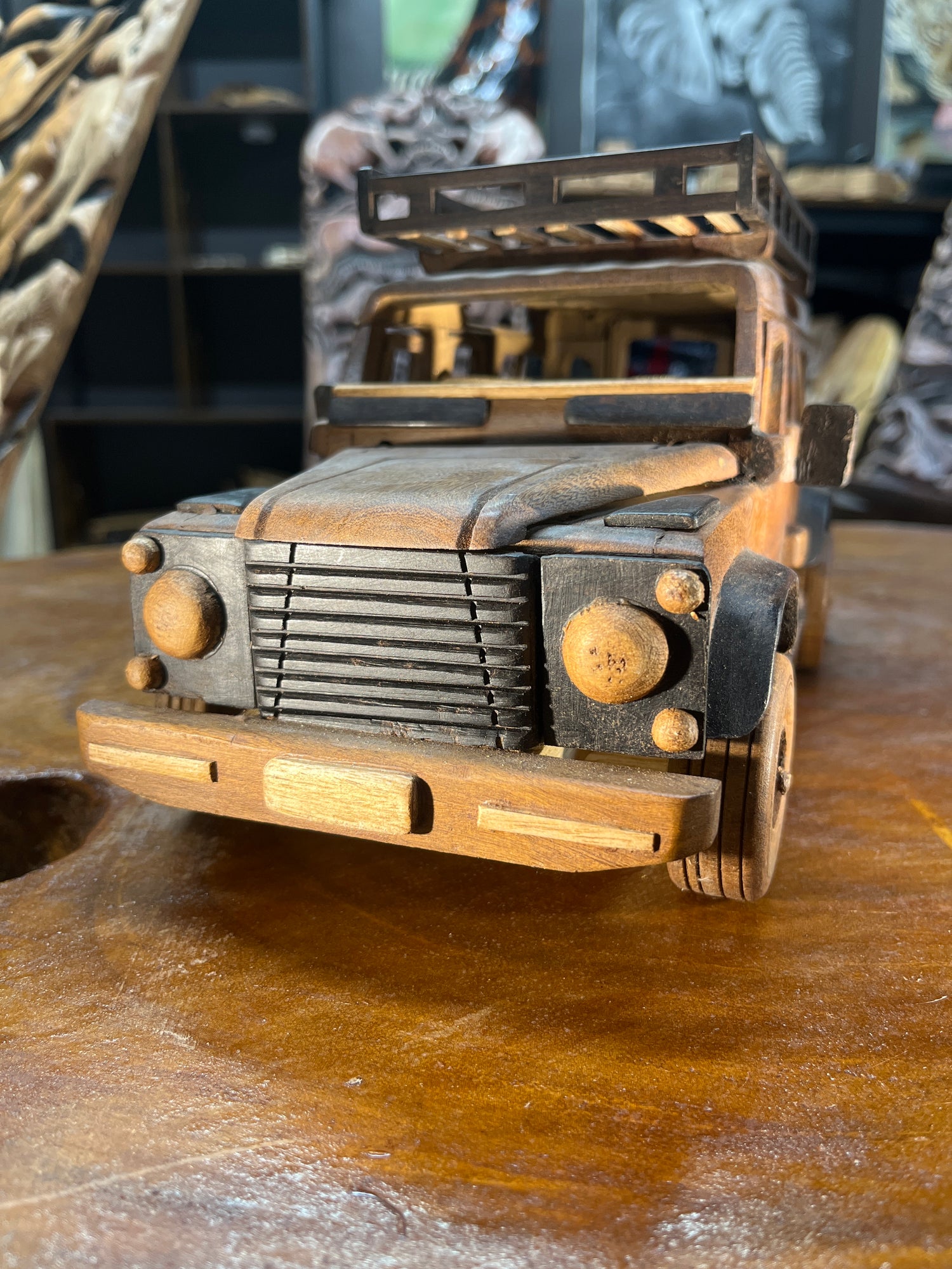Classic Landrover Defender V3.1 Hand Carved Mahogany with Ebony