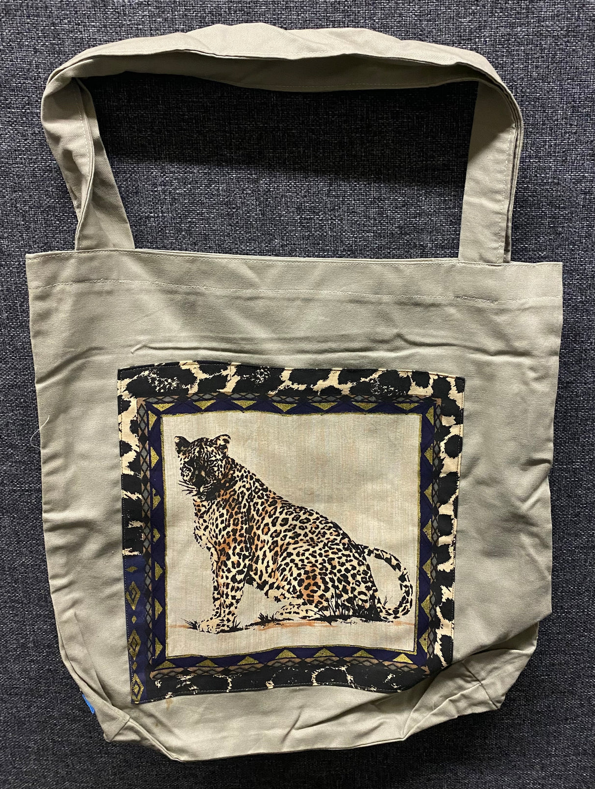 Two Prints Cloth Tote-bag