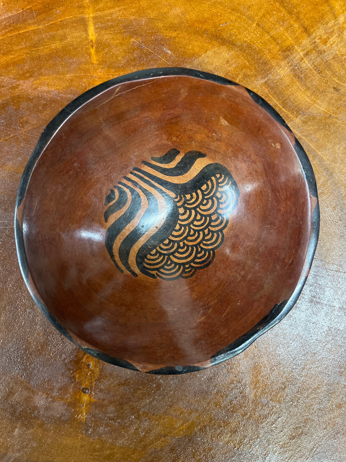Mahogany Handmade Wooden Bowl