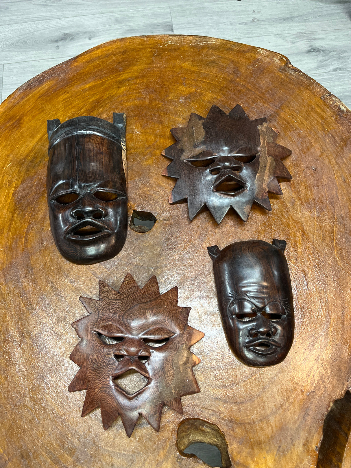 Traditional African Hand Carved Decorative Mask