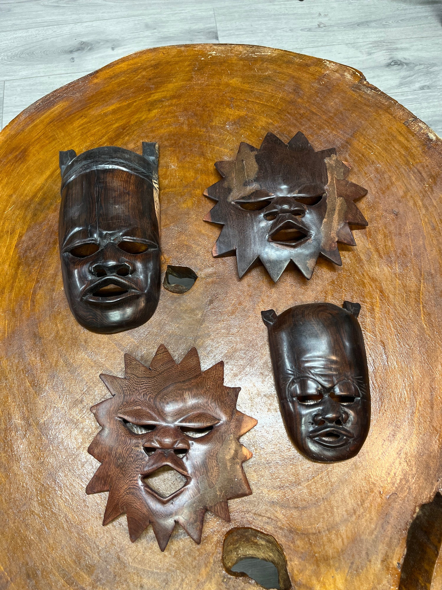 Traditional African Hand Carved Decorative Mask