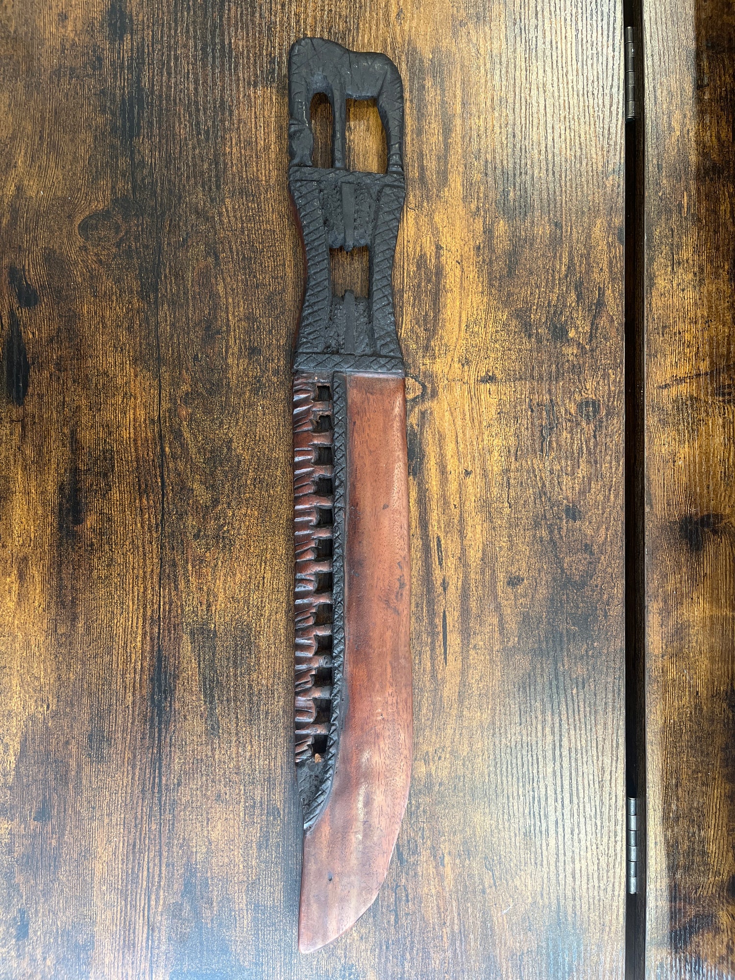 Wooden African Display Swords