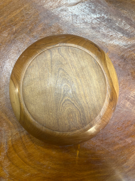 Mahogany Handmade Wooden Tray / Snack Dish / Coins / Jewellery / Salad Bowl