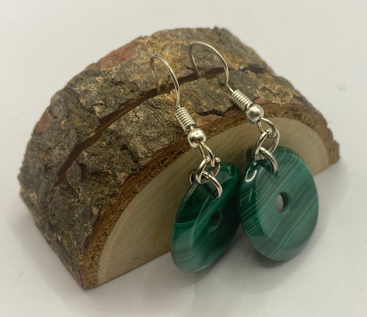 Malachite Earrings