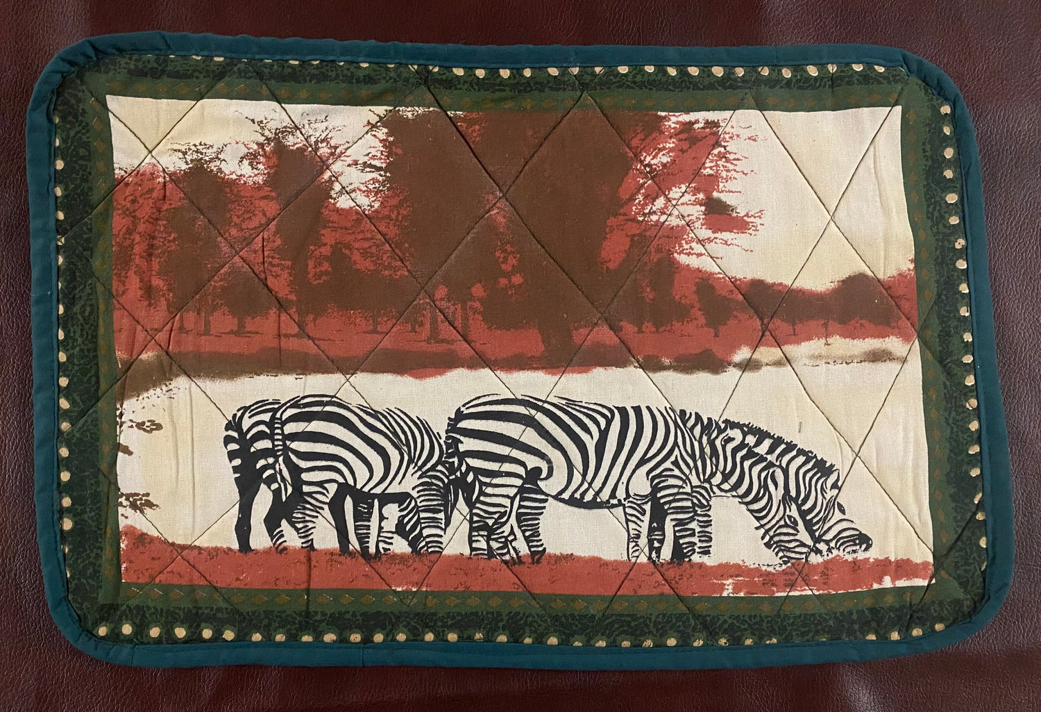 Animal Painted Placemats with Serviettes