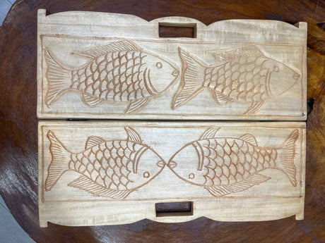 Handcrafted Malawi Bawo Game 52x20x5cm