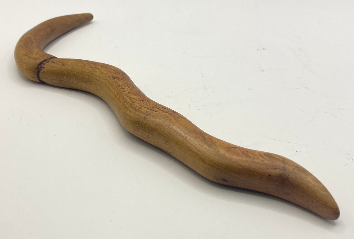 Wooden Hand Carved Worm