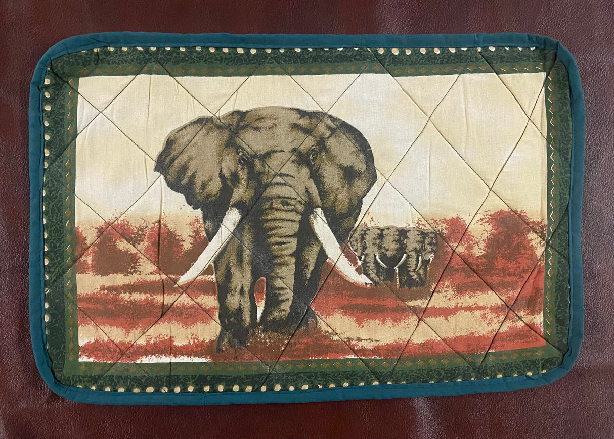 Animal Painted Placemats with Serviettes