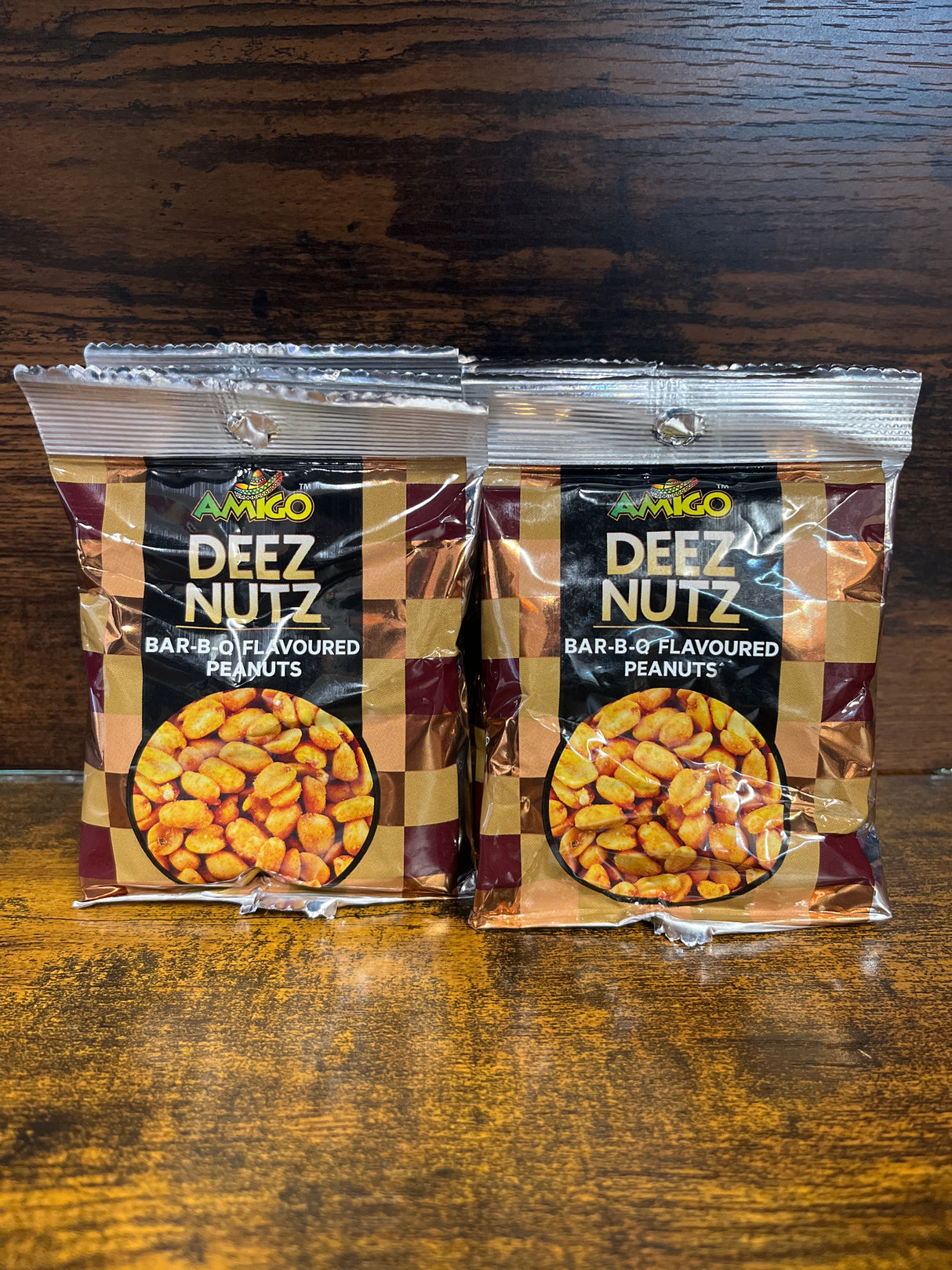 Amigo - Deez Nuts Barbeque Flavour Peanuts 50g Bags