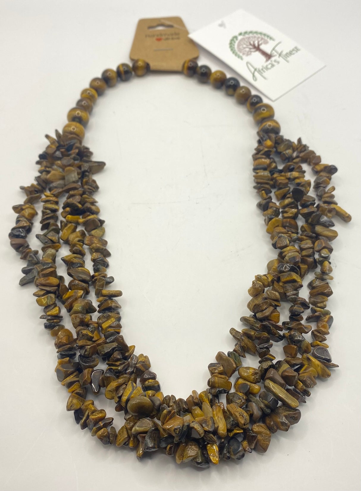 Tiger’s Eye Multiple Strand Necklace