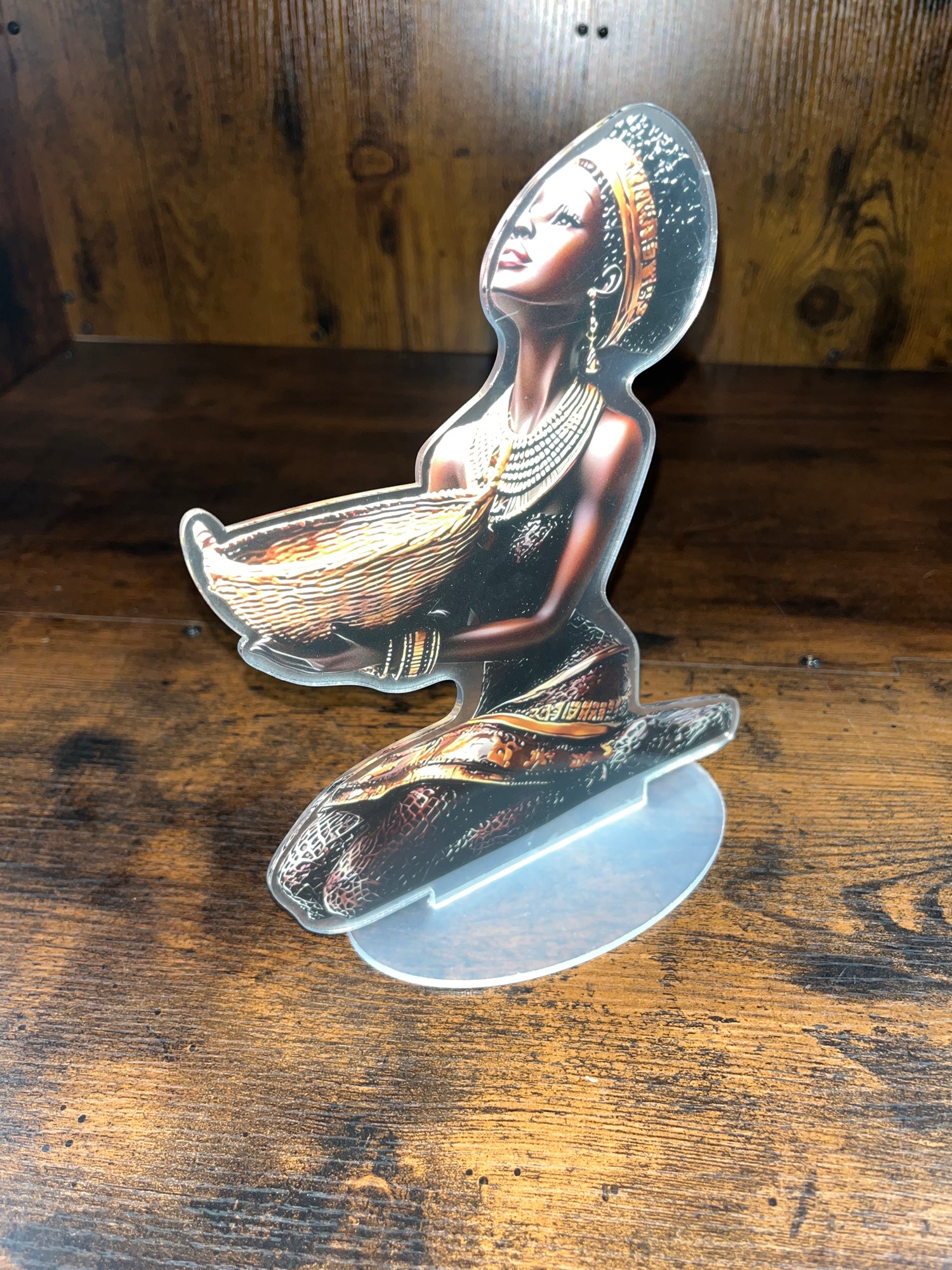 African Lady Display