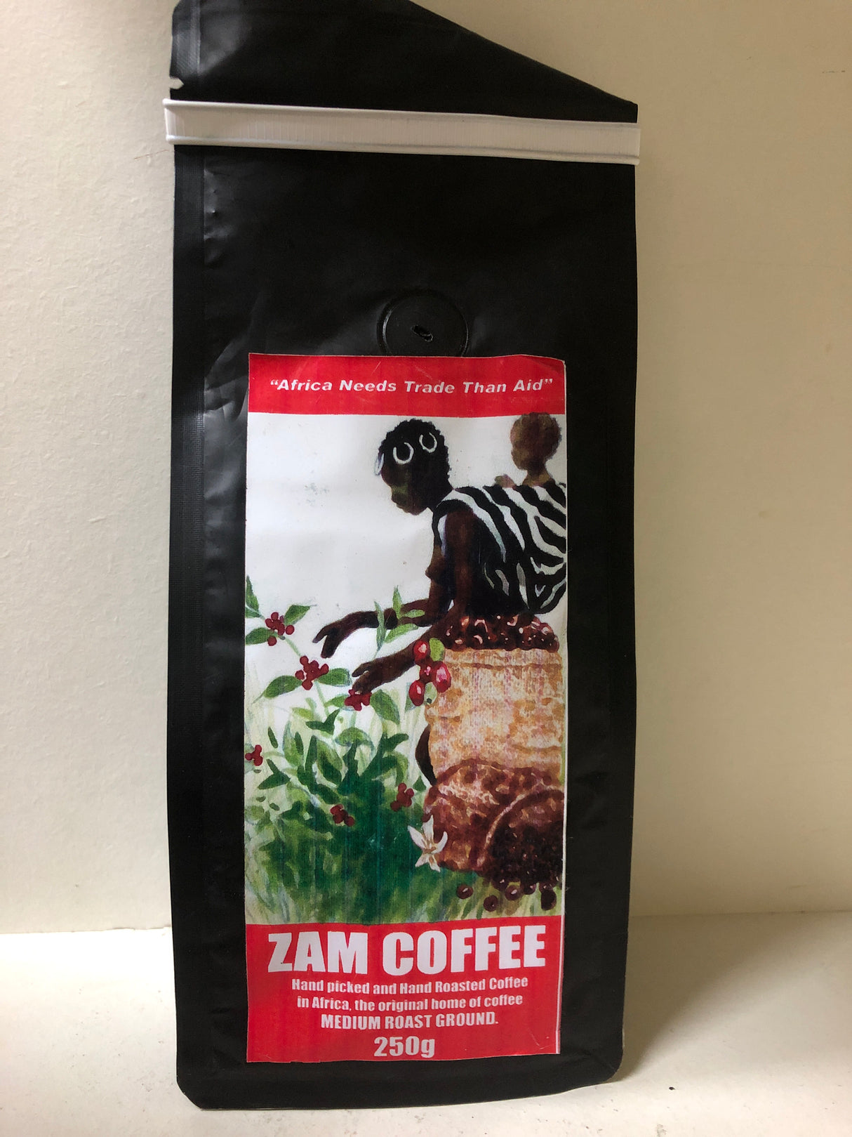 Zam Coffee Hand Picked And Roasted Coffee In Africa The Original Home Of Coffee Medium Roast Ground 250g