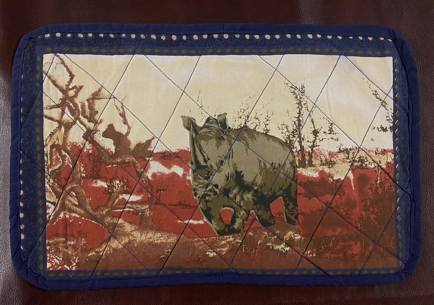 Animal Painted Placemats with Serviettes