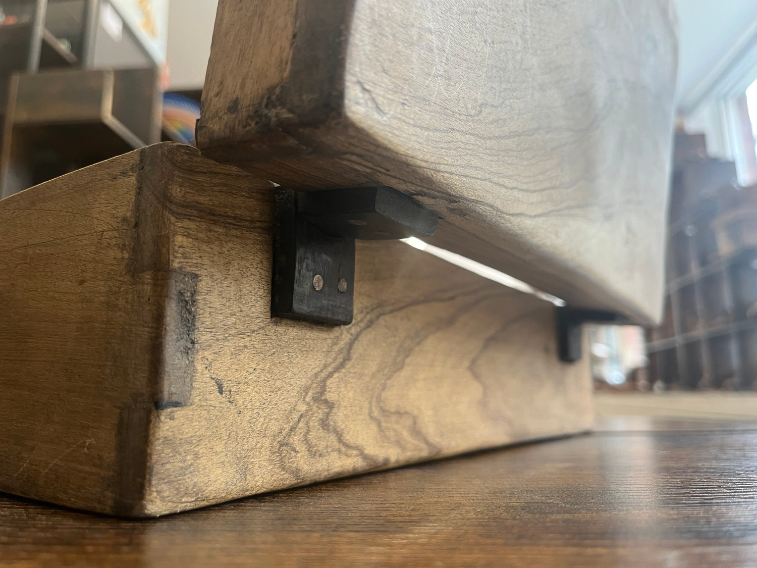 Mahogany and Ebony Storage Box
