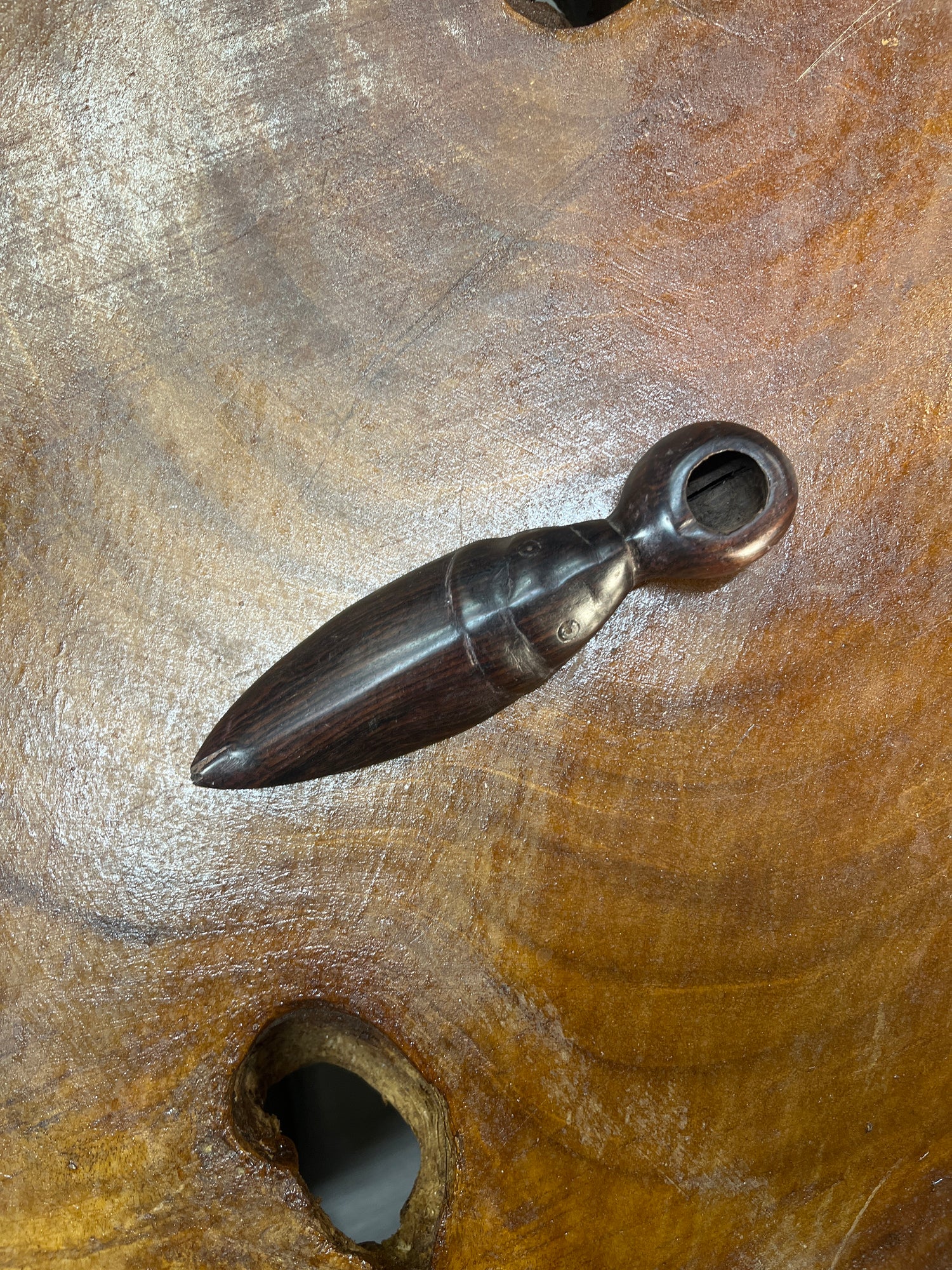 Cockroach Design Ebony Smoking Pipe
