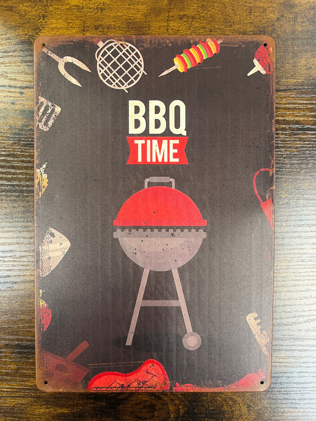 Barbecue (BBQ) Home Decor Metal Novelty Sign 20x30cm