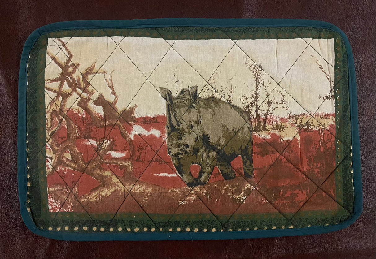 Animal Painted Placemats with Serviettes