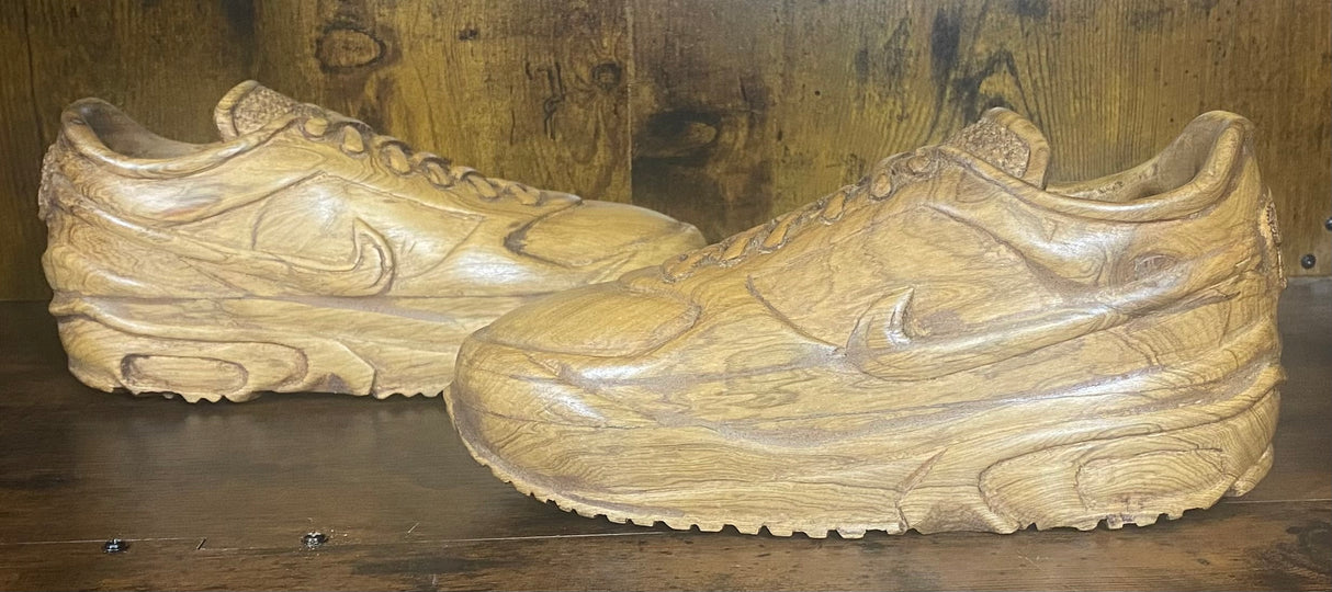 Air Max 90 4.1 Carved Mahogany Display Piece