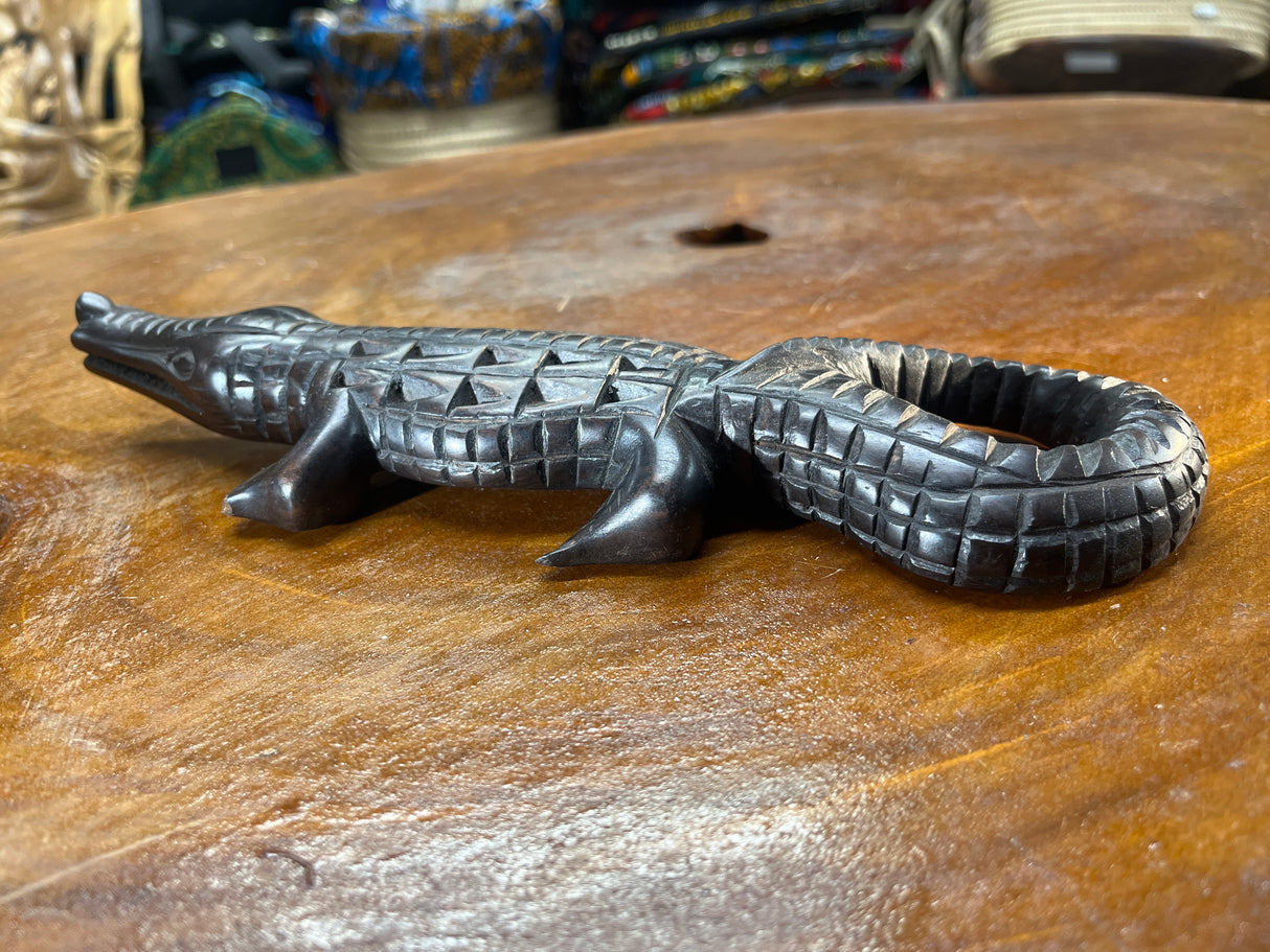 Handmade Ebony Crocodile Malawi