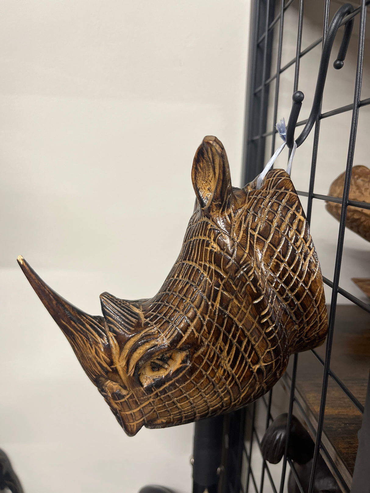 Hanging Rhinos Head